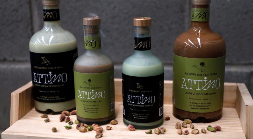 Emprendedores: juntaron pistacho, miel y sal de mar y encontraron la fórmula para un novedoso licor