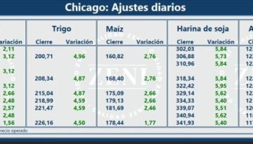 La soja anotó su tercera rueda consecutiva de suba en Chicago y cerró a $340 mil por tonelada en Argentina
