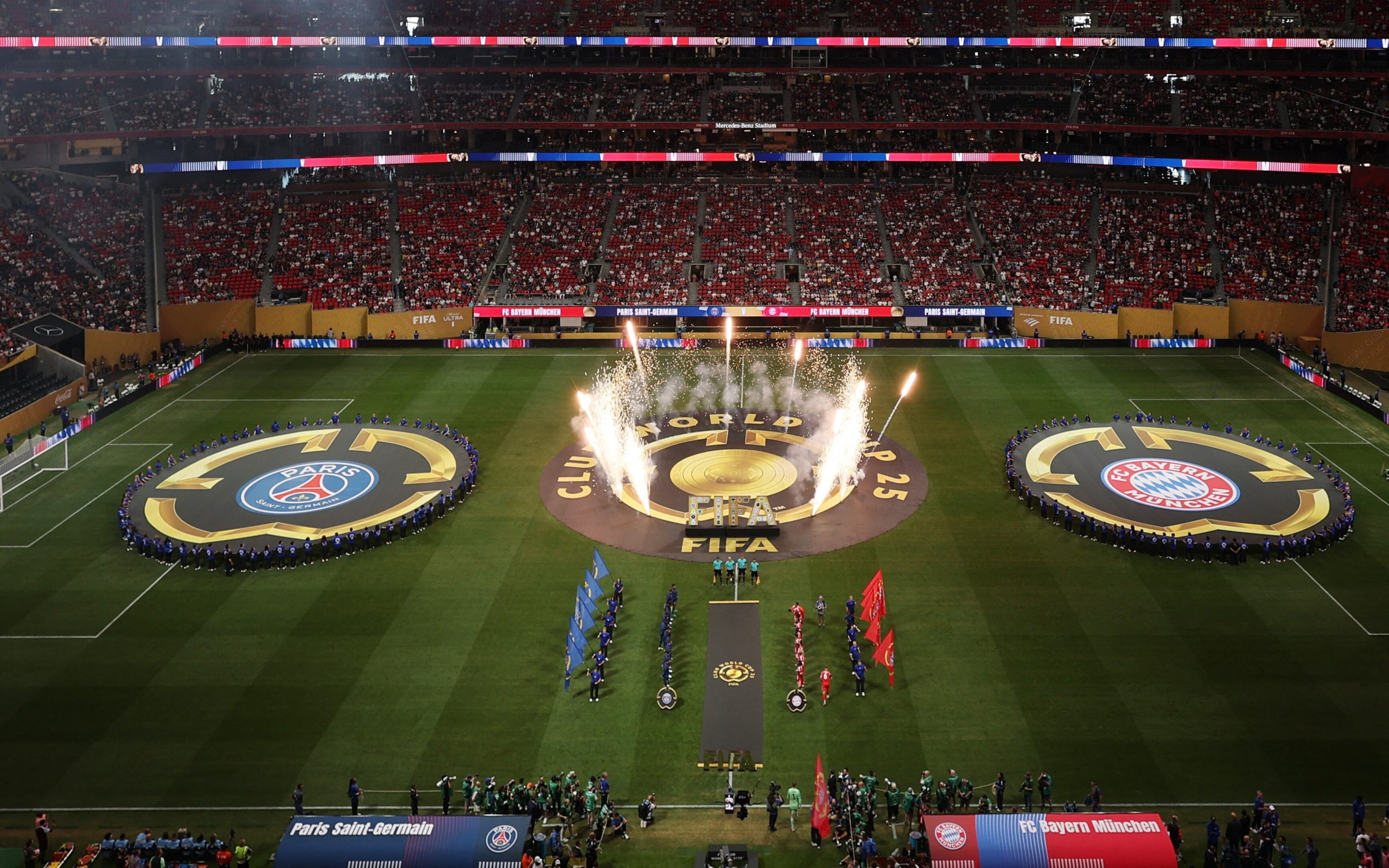PSG vs B. Múnich por los cuartos de final de el Mundial de Clubes 2025 del 2025.