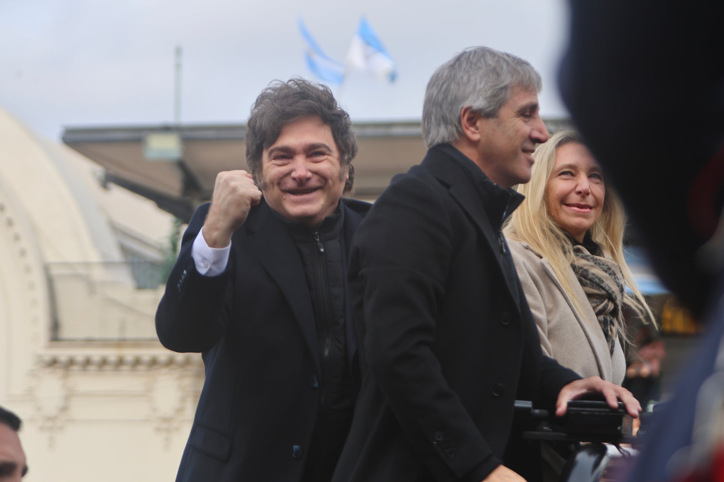 El presidente de la Nación, Javier Milei en el acto de apertura de la Exposición Rural