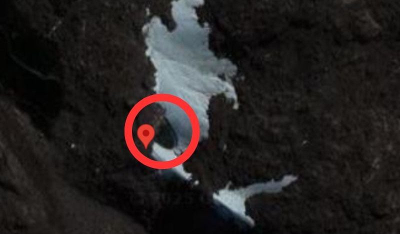 Los usuarios de Google Maps afirman que encontraron una “base alienígena” en la Antártida