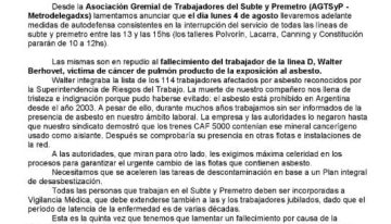 Arrancó el paro en todas las líneas de subte: el servicio estará interrumpido hasta las 15