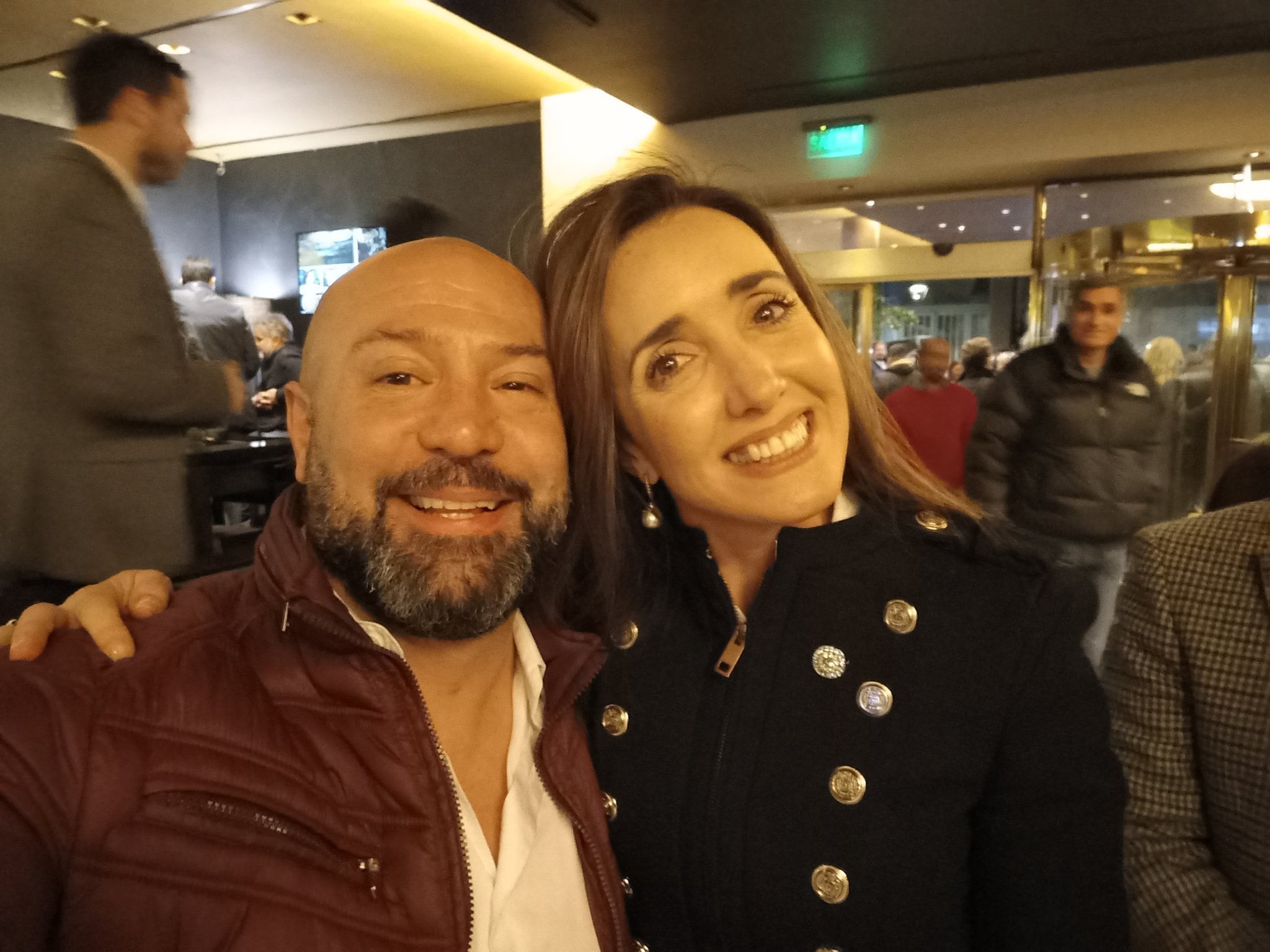 Diego Spagnuolo y Victoria Villarruel, en 2023