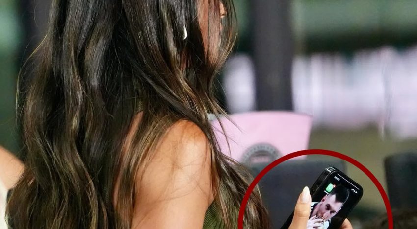 Antonela Roccuzzo emocionó a todos al dejar ver la foto que eligió como fondo de pantalla de su celular