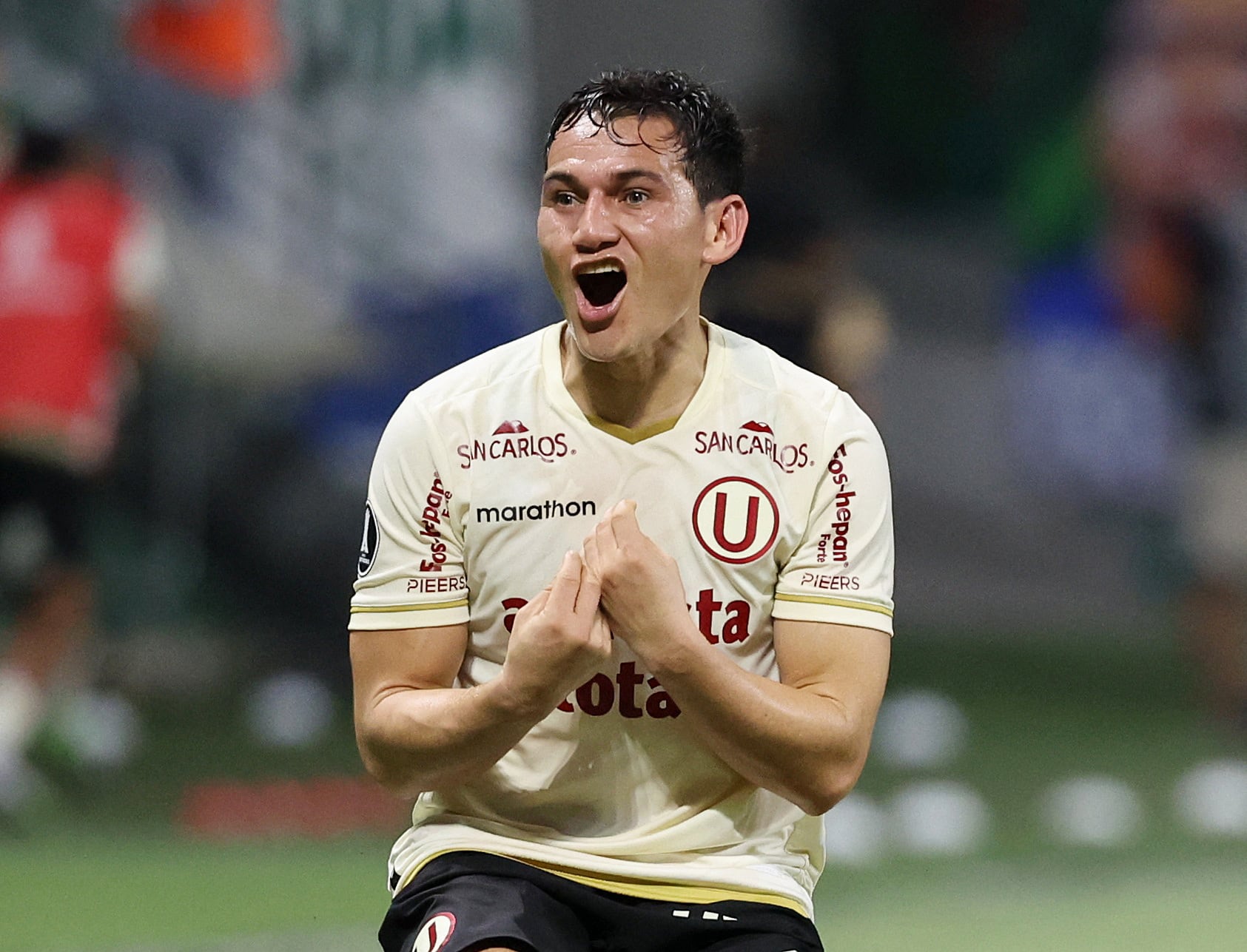 Palmeiras vs Universitario por los octavos de final de la Copa Libertadores del 2025.