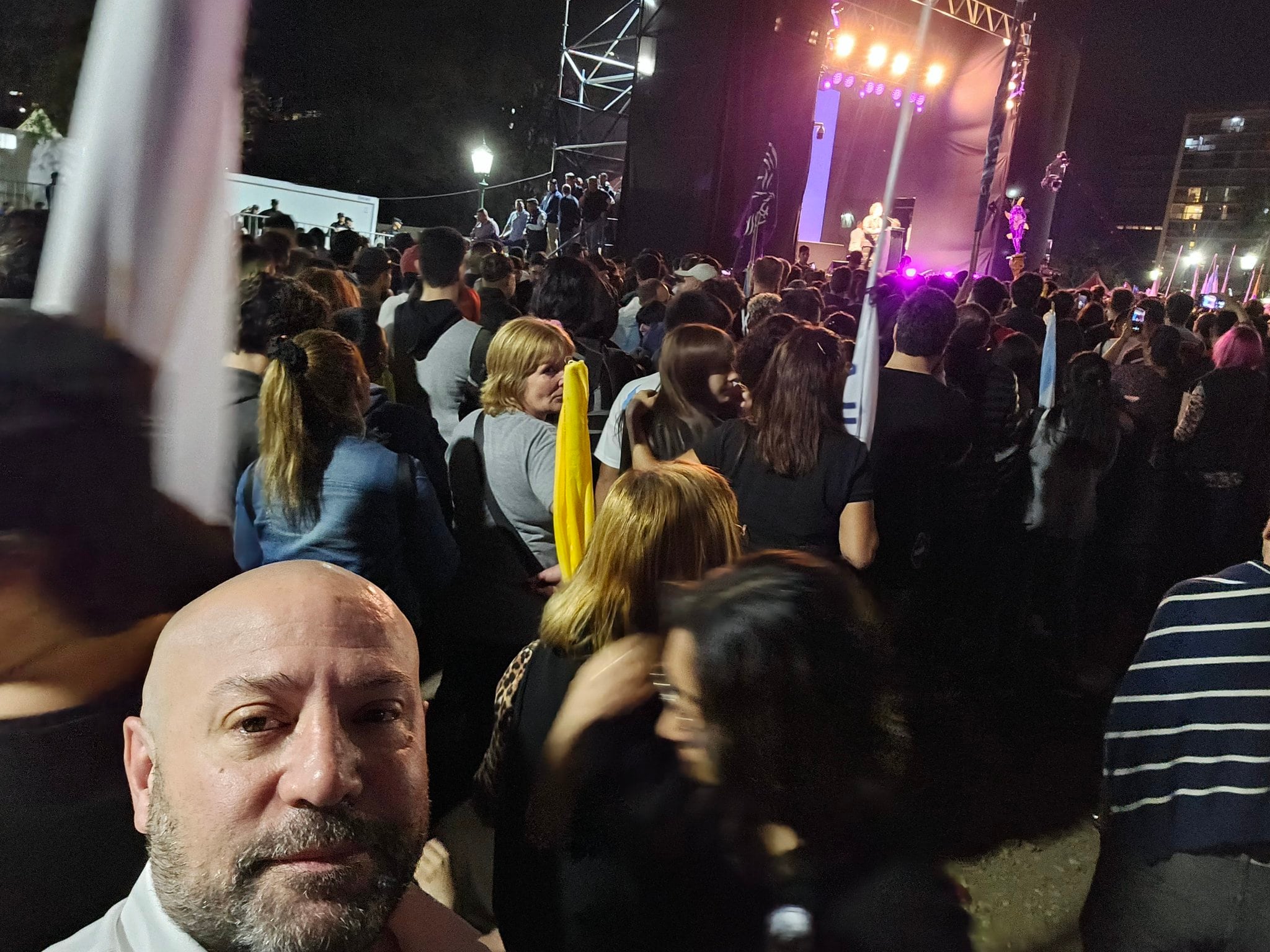 Diego Spagnuolo, en un acto de LLA