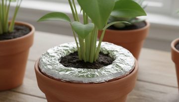 No es por estética: para qué sirve poner papel aluminio en las macetas de las plantas