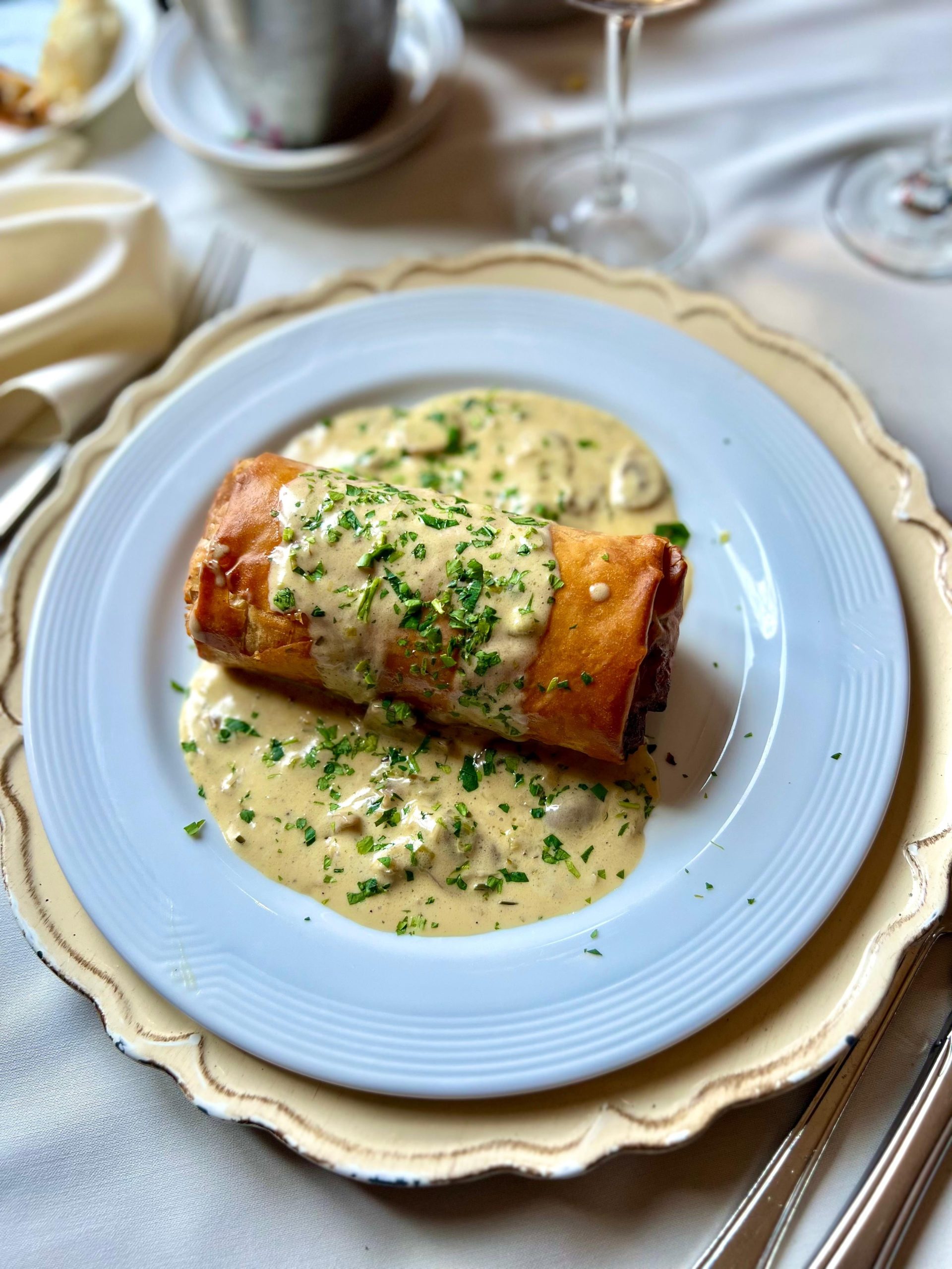 Strudel de salmón