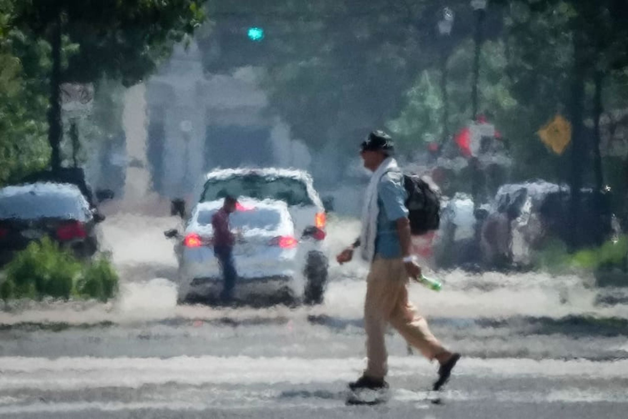 La ola de calor persistió en la ciudad de Nueva York durante varios días