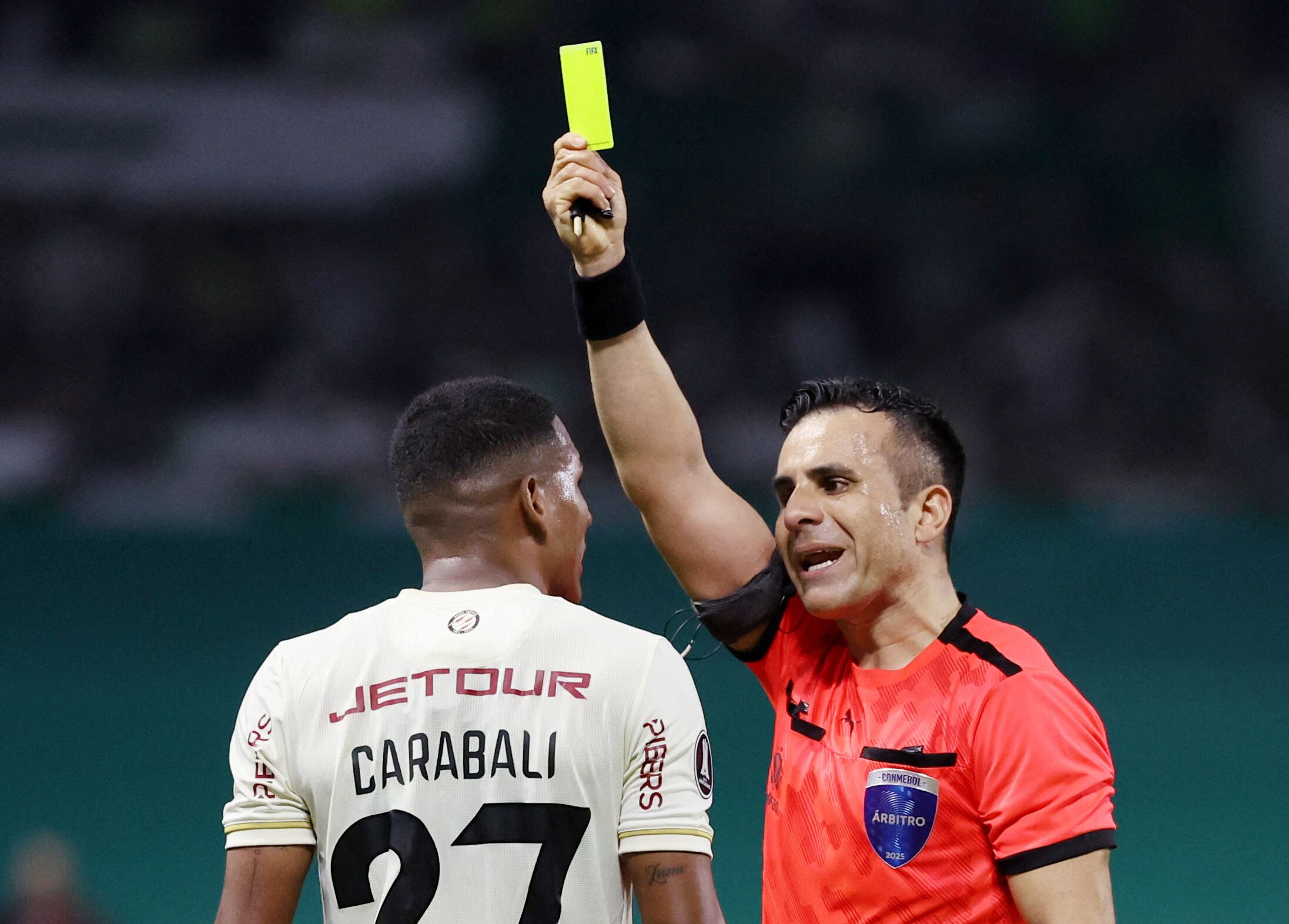 Palmeiras vs Universitario por los octavos de final de la Copa Libertadores del 2025.