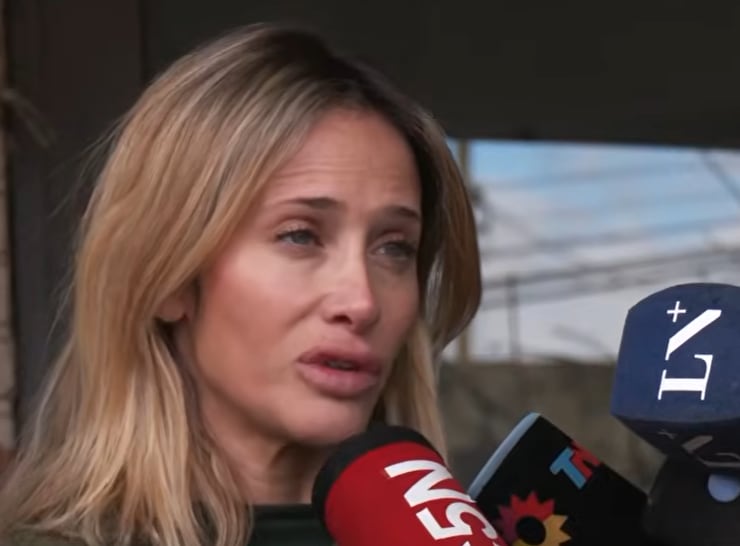 Julieta Prandi declaró ante la prensa en la salida de la segunda audiencia