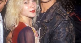 La actriz que dejó a Brad Pitt por un rockero de heavy metal