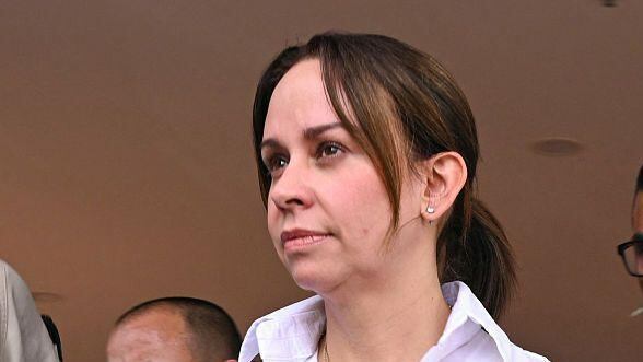 María Claudia Tarazona, esposa de Miguel Uribe y madre de su único hijo, Alejandro