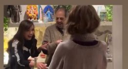 Celeste Cid quiso impresionar a sus suegros, pero se le quemó la comida y todo terminó en risas: el video