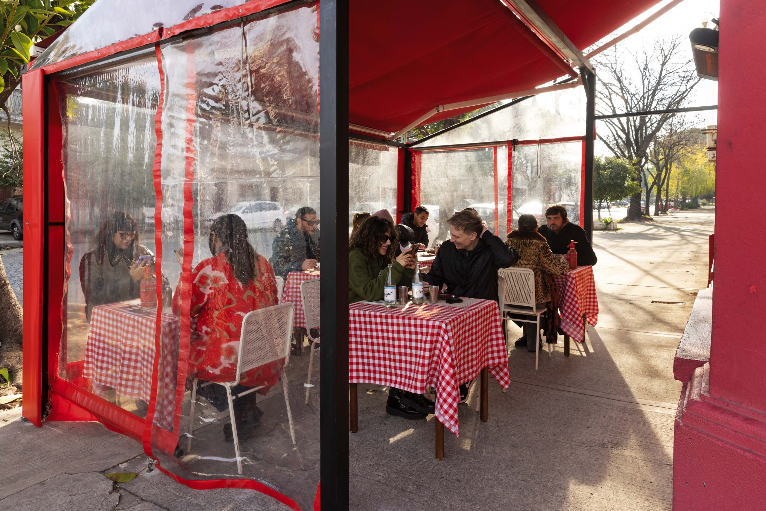 La vereda es muy cotizada, aún en días frescos.