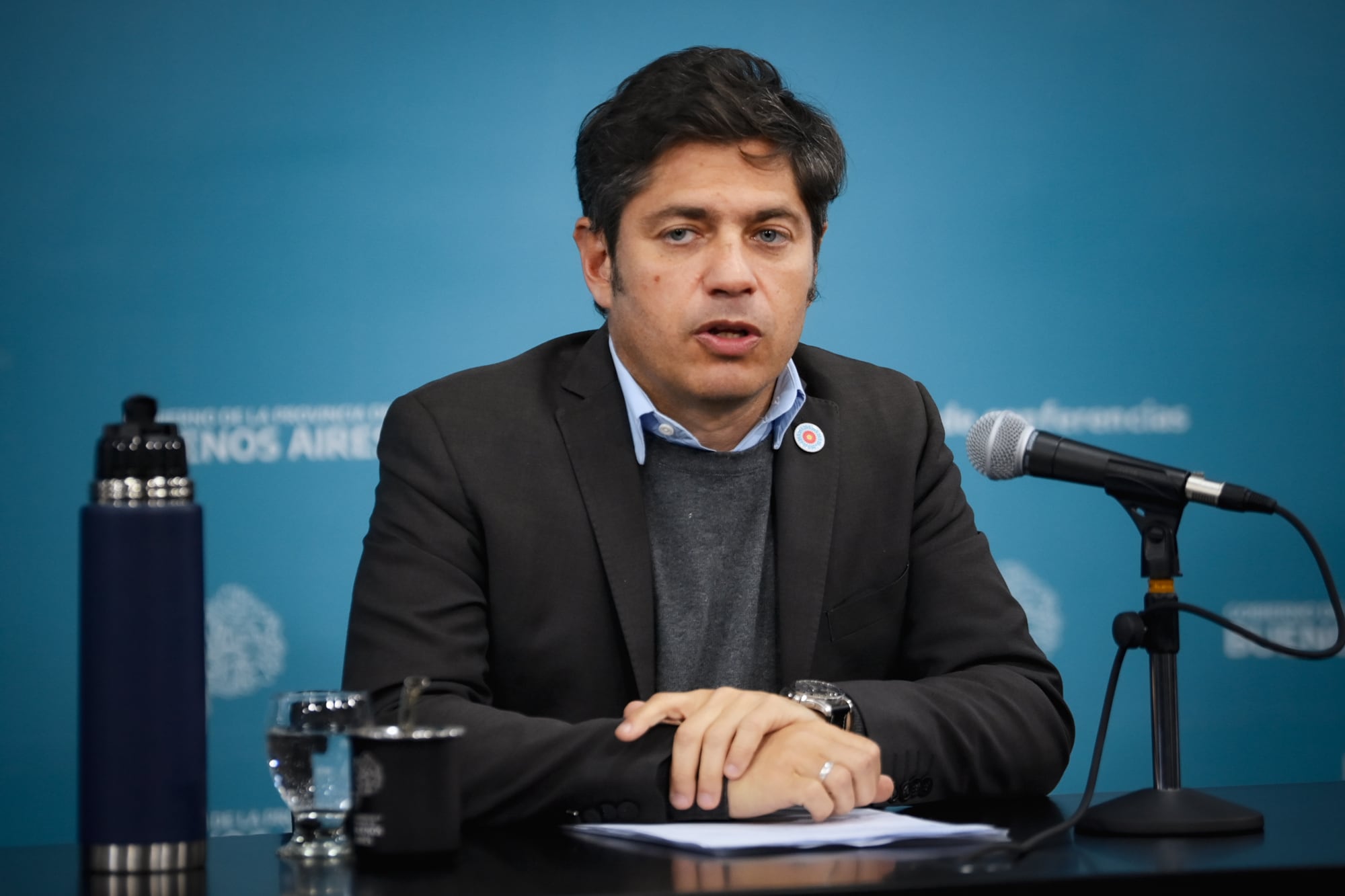 Conferencia de prensa de Axel Kicillof y Gabriel Katopodis