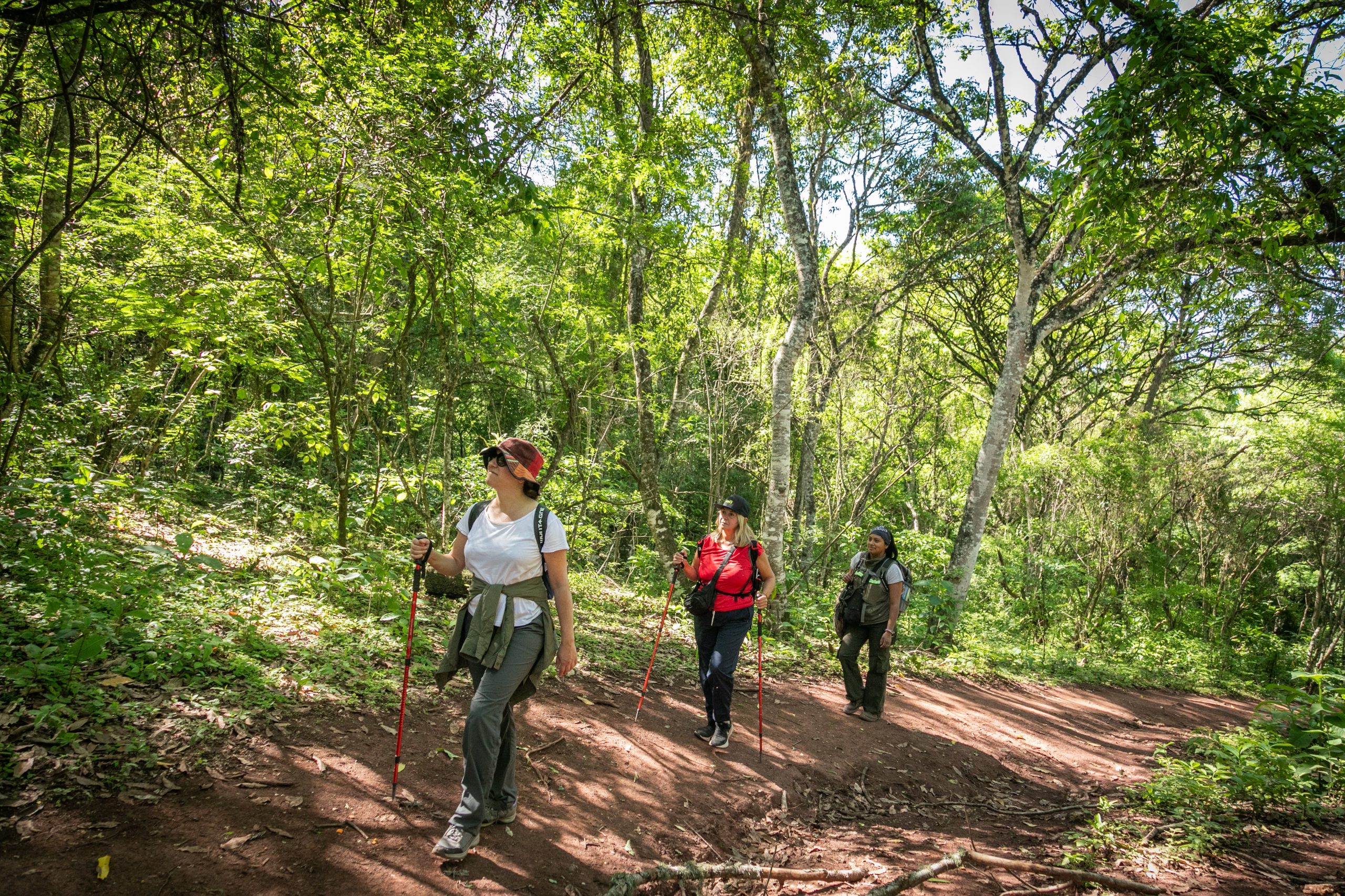 La caminata hasta las Termas del Río Jordán es exigente