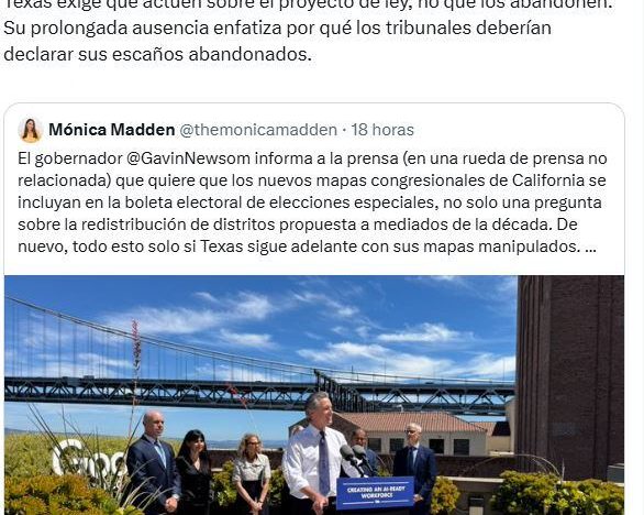 Greg Abbott vs. Gavin Newsom: el desafío del gobernador de California que hizo reaccionar al de Texas