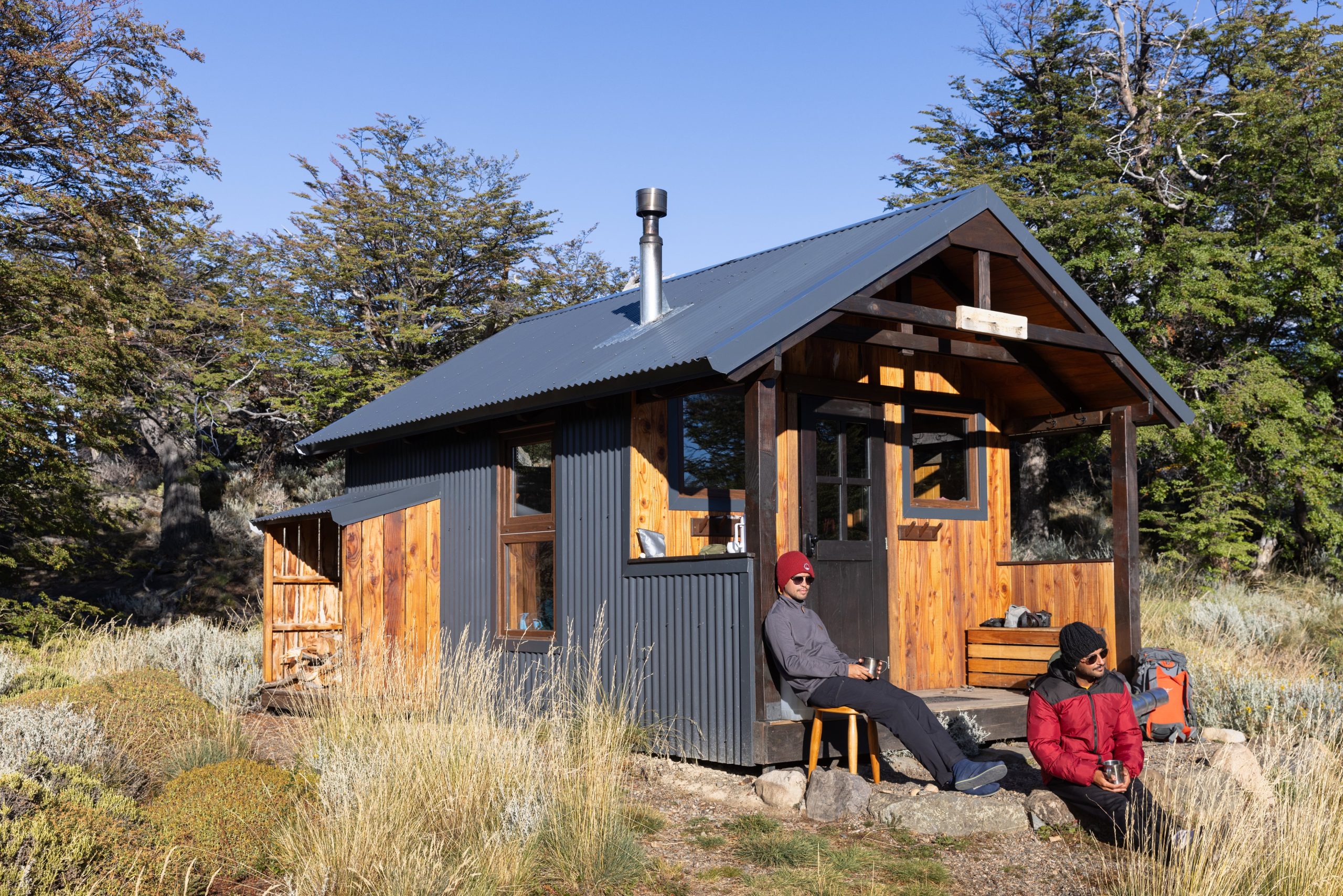 Llegar el refugio es uno de los grandes momentos que asegura el trekking en el PN Perito Moreno