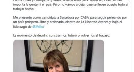 Bullrich confirmó que será candidata a senadora de CABA: “O construimos futuro o volvemos al fracaso”