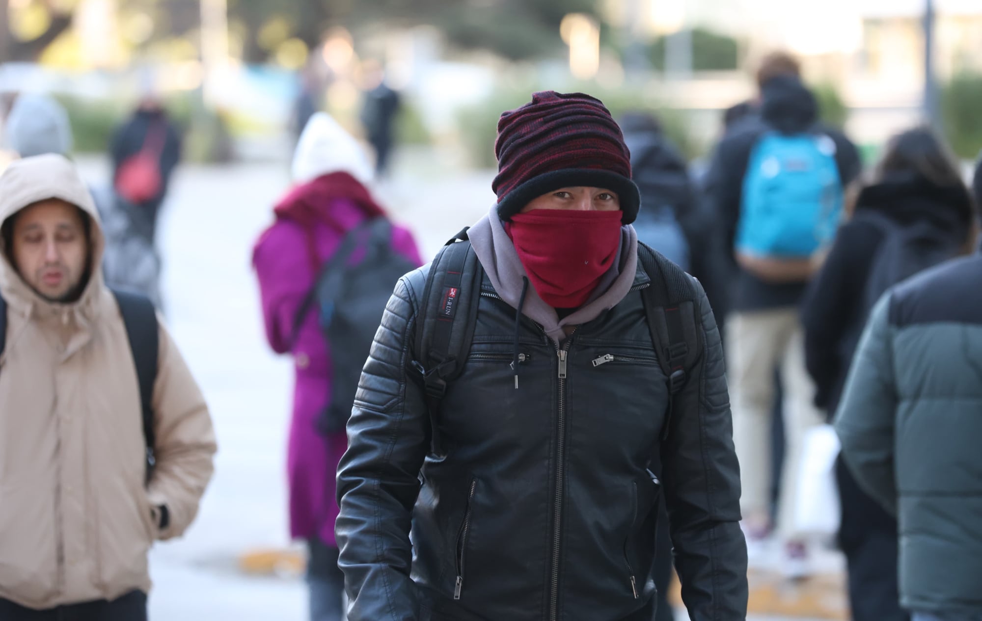 Ola polar. Frío en la ciudad de Buenos Aires