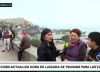 Una abuela llevó a su nieto “a ver el tsunami” y generó indignación