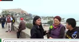 Una abuela llevó a su nieto “a ver el tsunami” y generó indignación