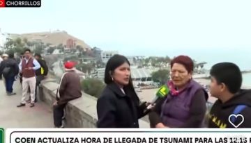 Una abuela llevó a su nieto “a ver el tsunami” y generó indignación