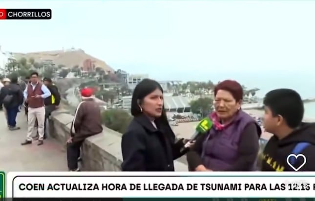 Una abuela llevó a su nieto “a ver el tsunami” y generó indignación