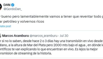 Qué dijo el Gordo Dan sobre el streaming del Conicet
