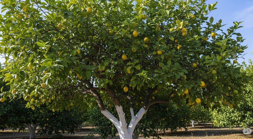 No es estética: por qué se debe pintar de blanco el tronco del limonero y cuál es su función real