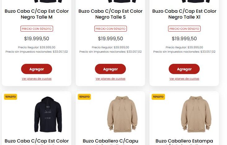 Supermercados ofrecen descuentos en buzos: las ofertas disponibles