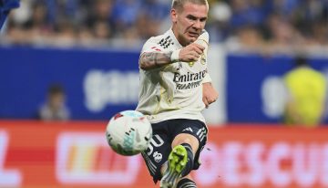 Mastantuono fue titular y estuvo a la altura de un Real Madrid que goleó a Oviedo