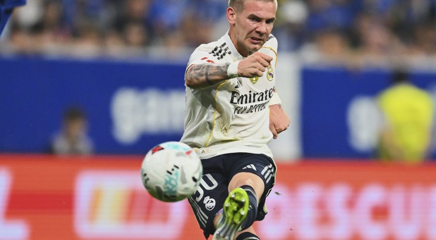Mastantuono fue titular y estuvo a la altura de un Real Madrid que goleó a Oviedo