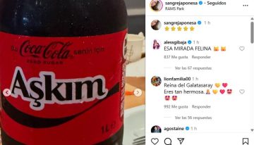 La China Suárez compartió un mensaje en turco y el significado llamó la atención de sus seguidores