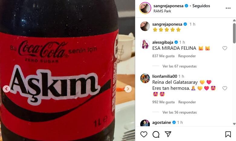 La China Suárez compartió un mensaje en turco y el significado llamó la atención de sus seguidores