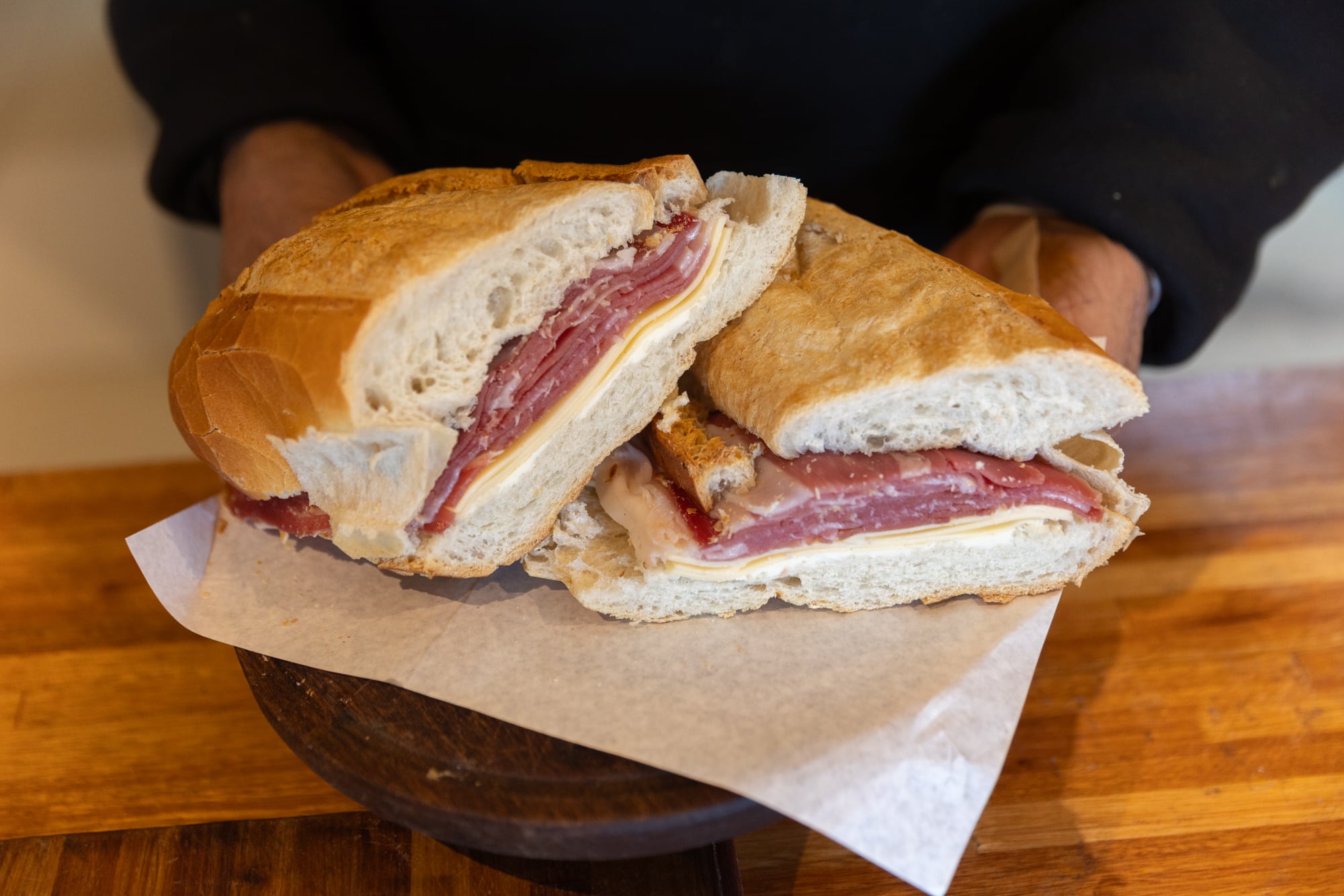 El elegido es de jamón crudo y queso