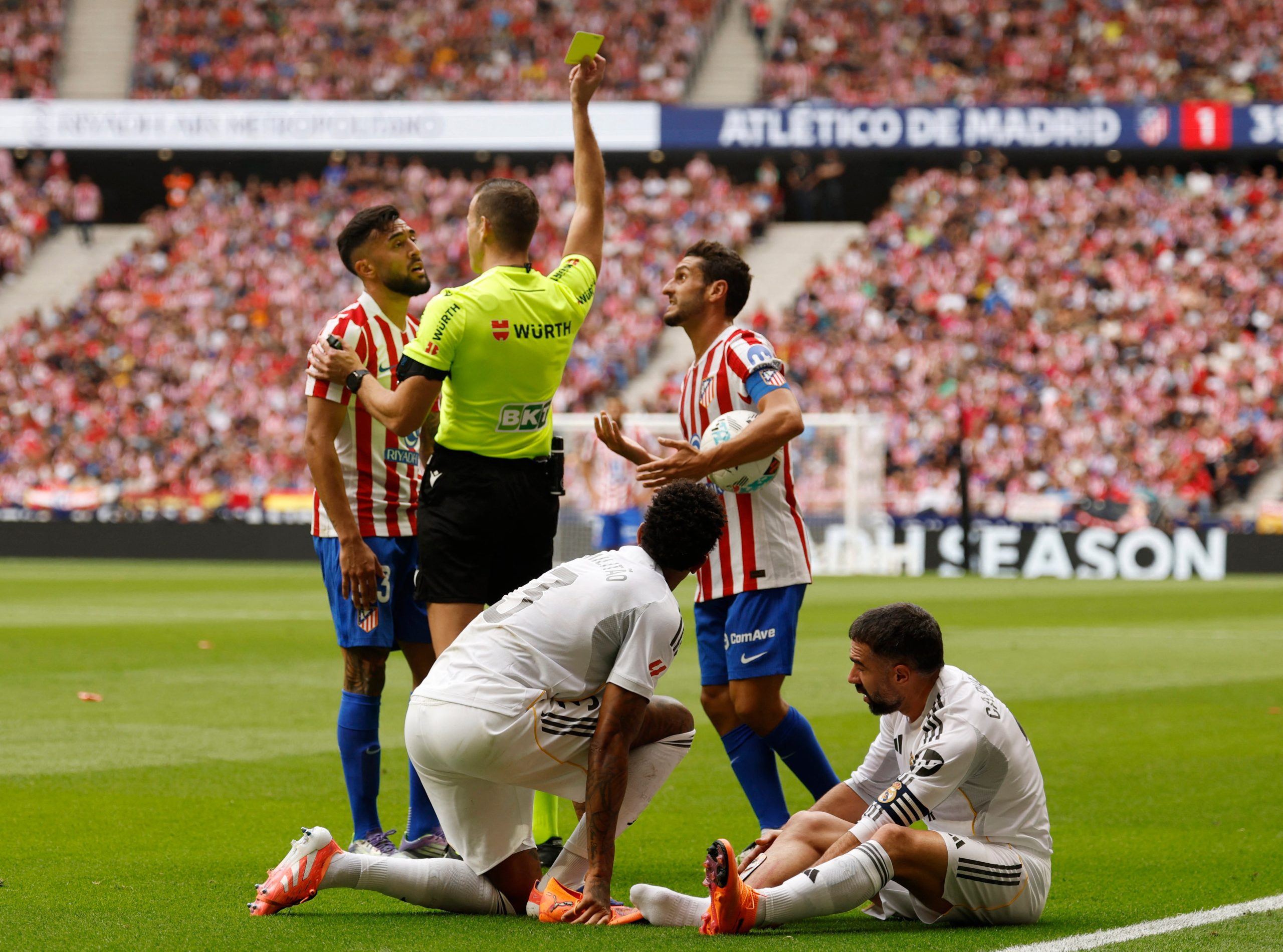 Atl. Madrid vs Real Madrid por la fecha 7 de La Liga de España del 2025.