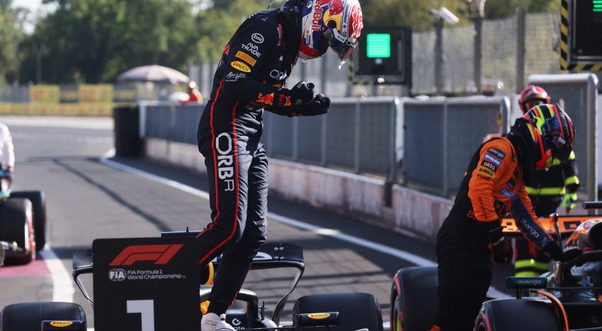 Verstappen se rebela en Monza