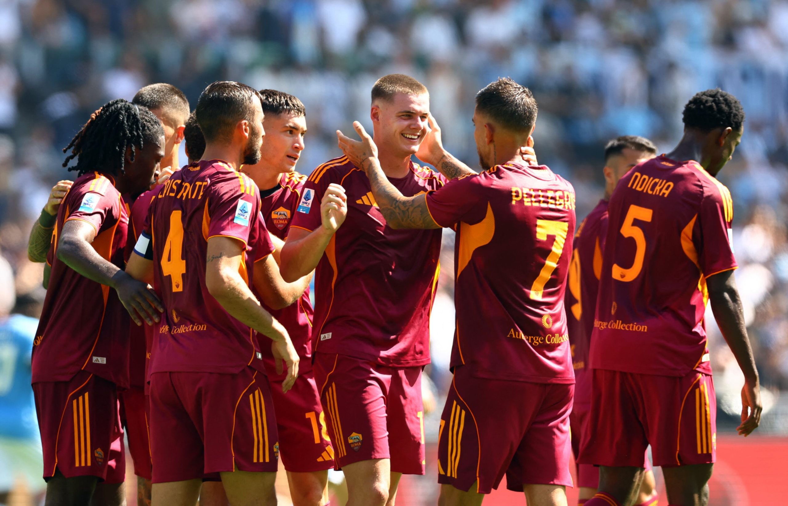 Lazio vs Roma por la fecha 4 de la Serie A de Italia del 2025.
