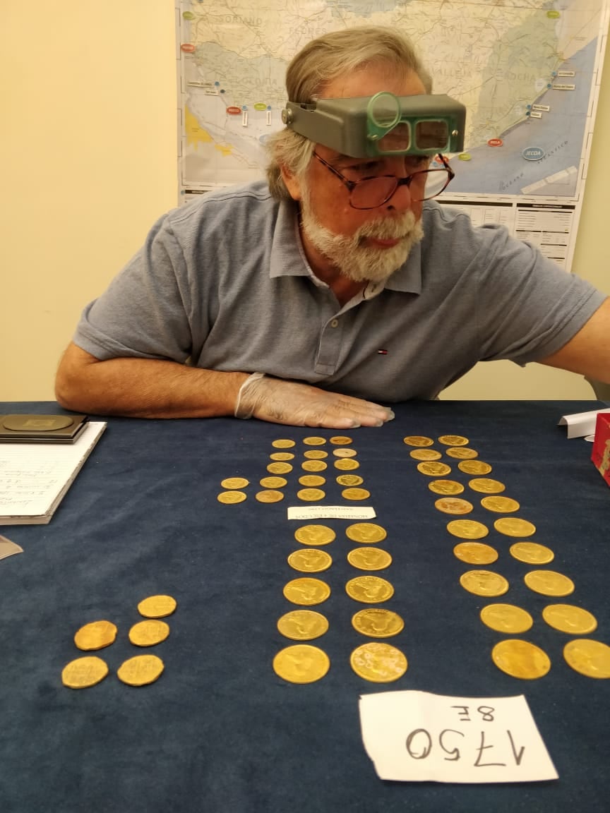 Lovardo recuerda el hallazgo de monedas francesas provenientes del naufragio del buque Consolateur