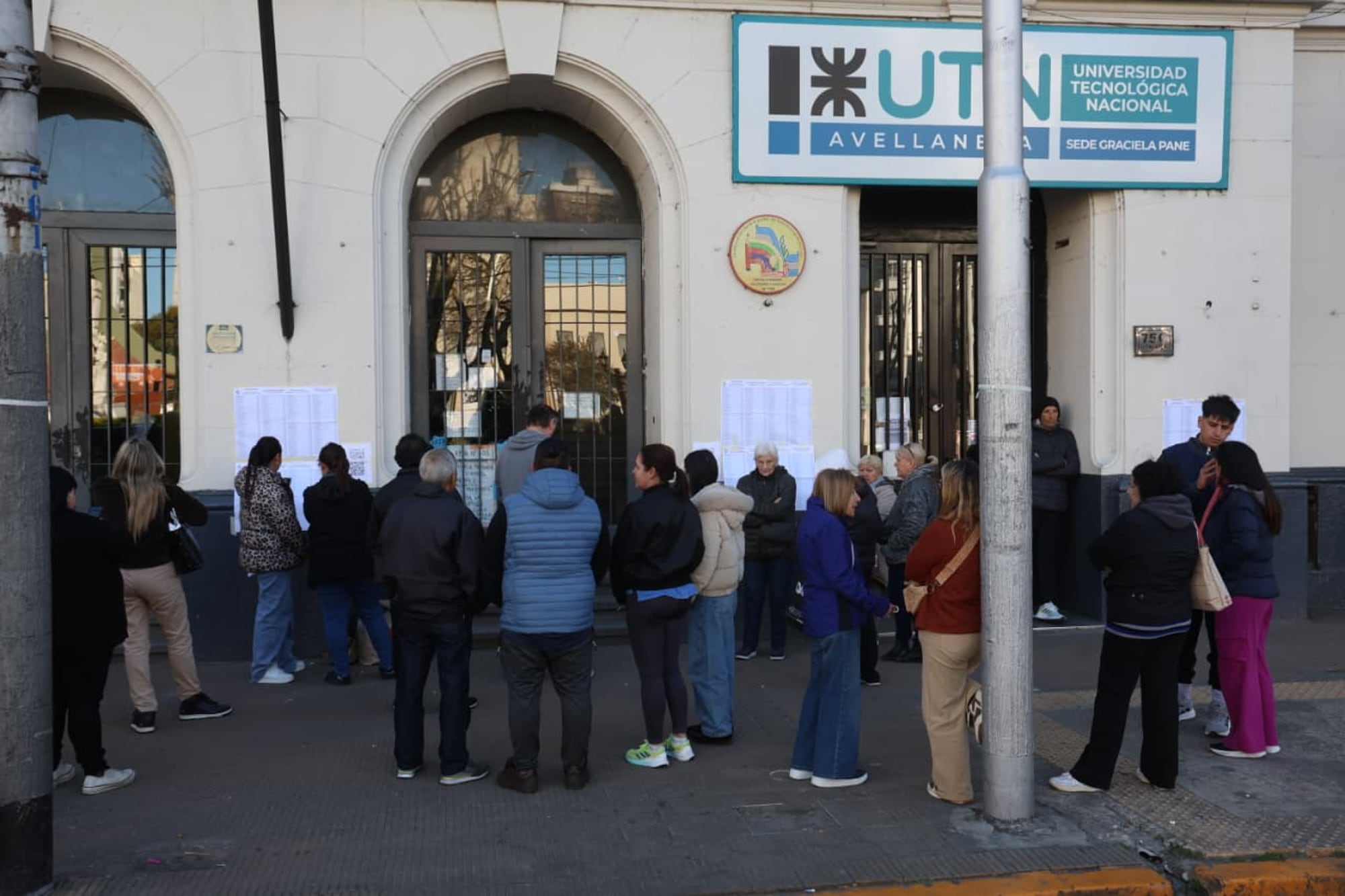 En la escuela Nicolás Avellaneda Número 1 abrieron una hora después