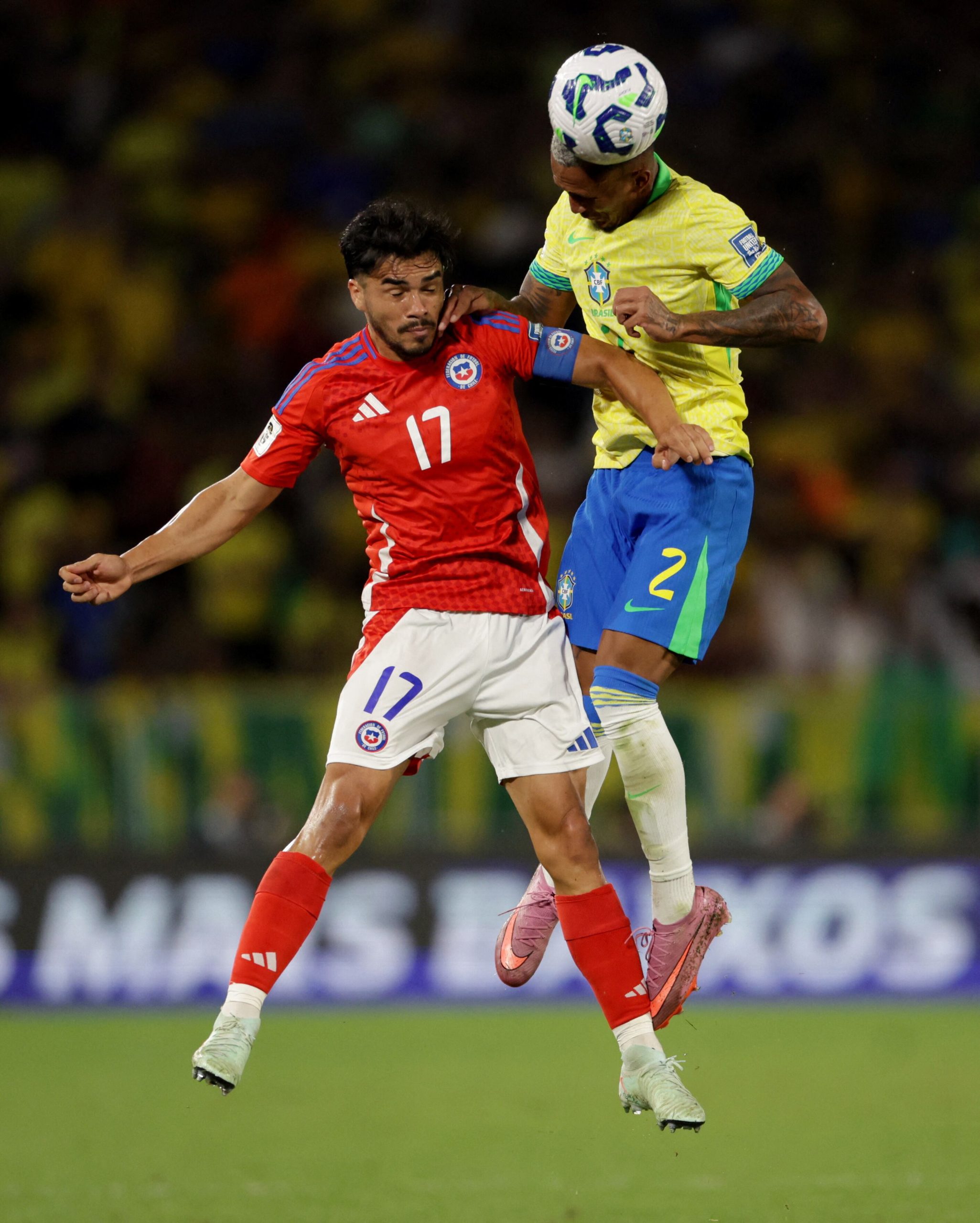 Brasil vs Chile por la fecha 17 de las Eliminatorias Sudamericanas del 2025.