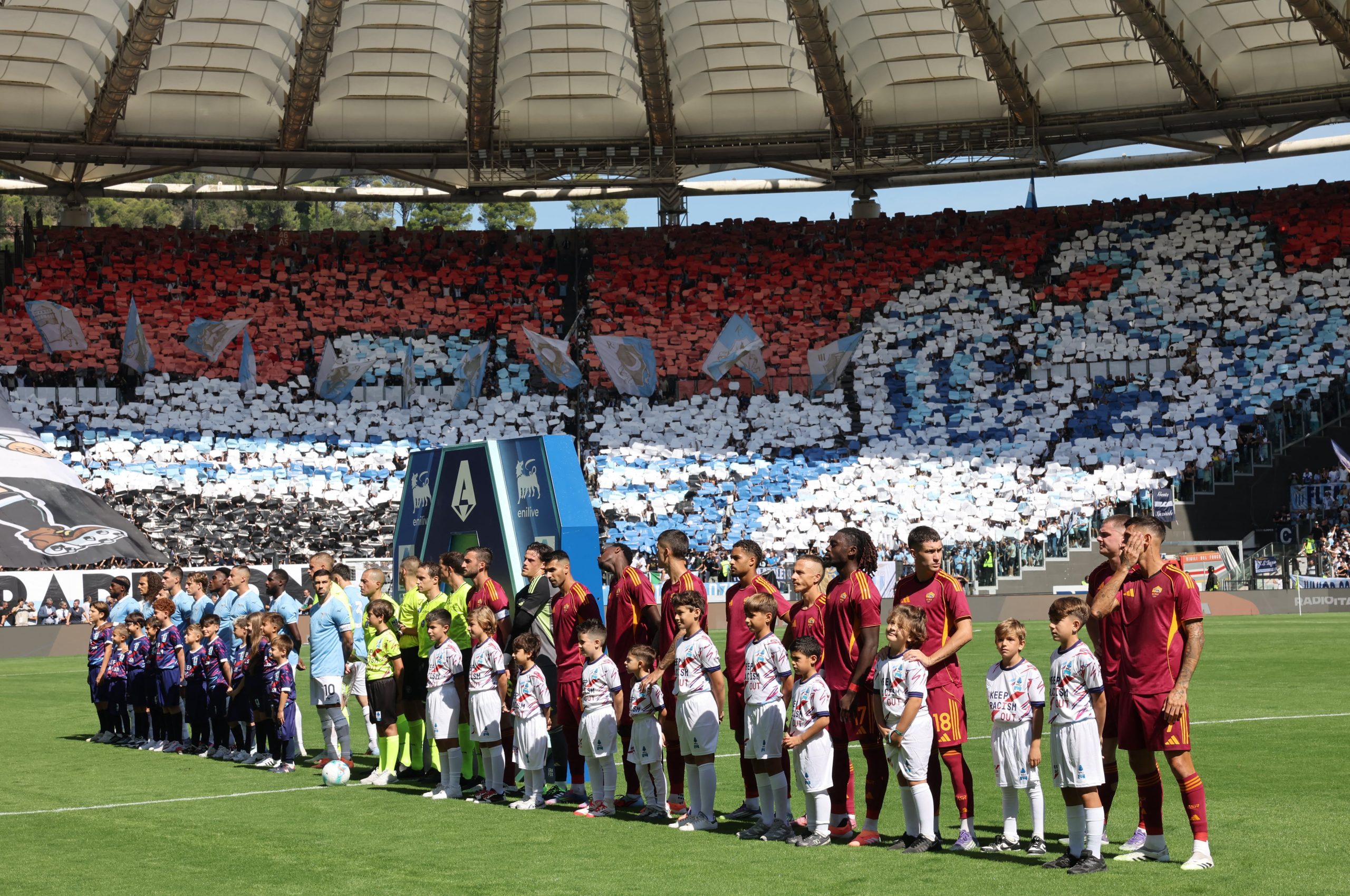 Lazio vs Roma por la fecha 4 de la Serie A de Italia del 2025.