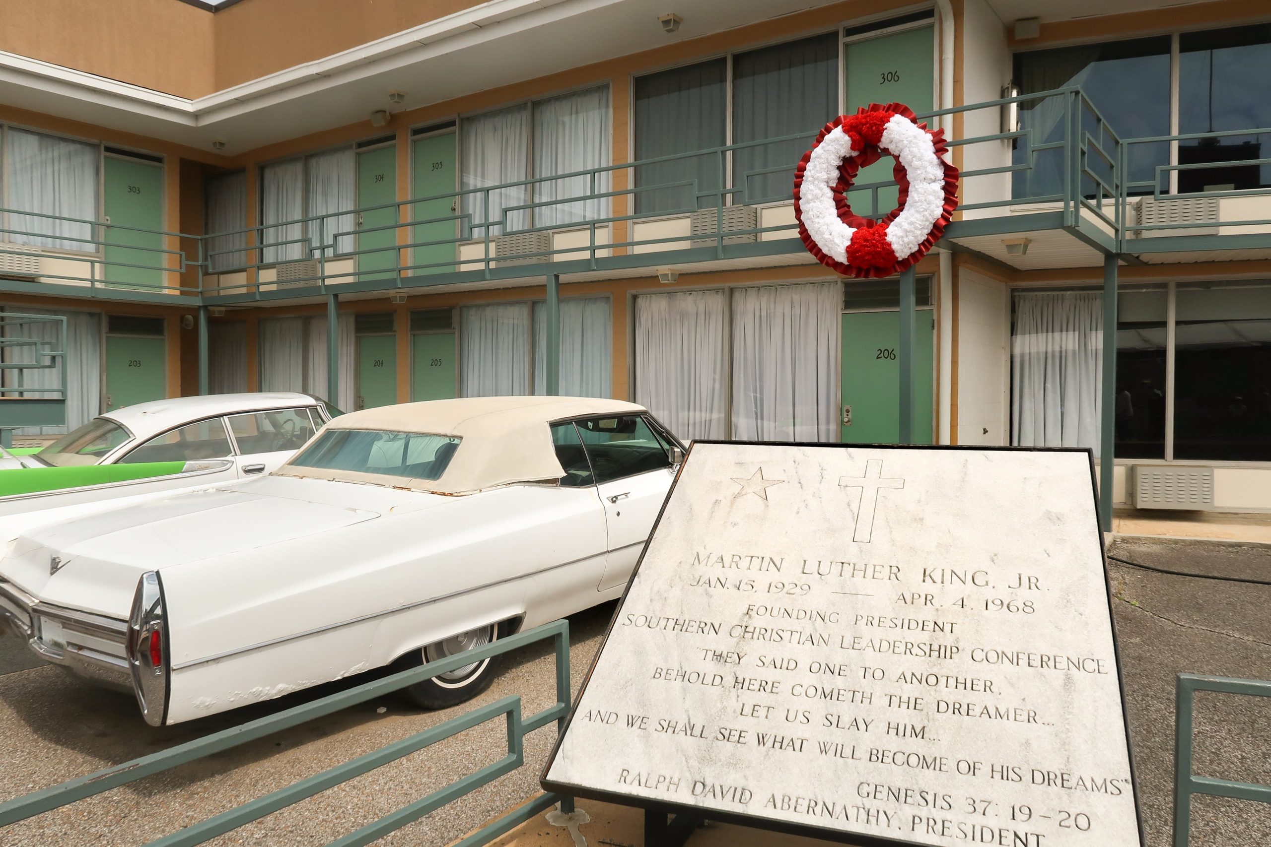 Hotel Lorraine. Hoy es el Museo Nacional de los Derechos Civiles y mantiene intacta la habitación de King.