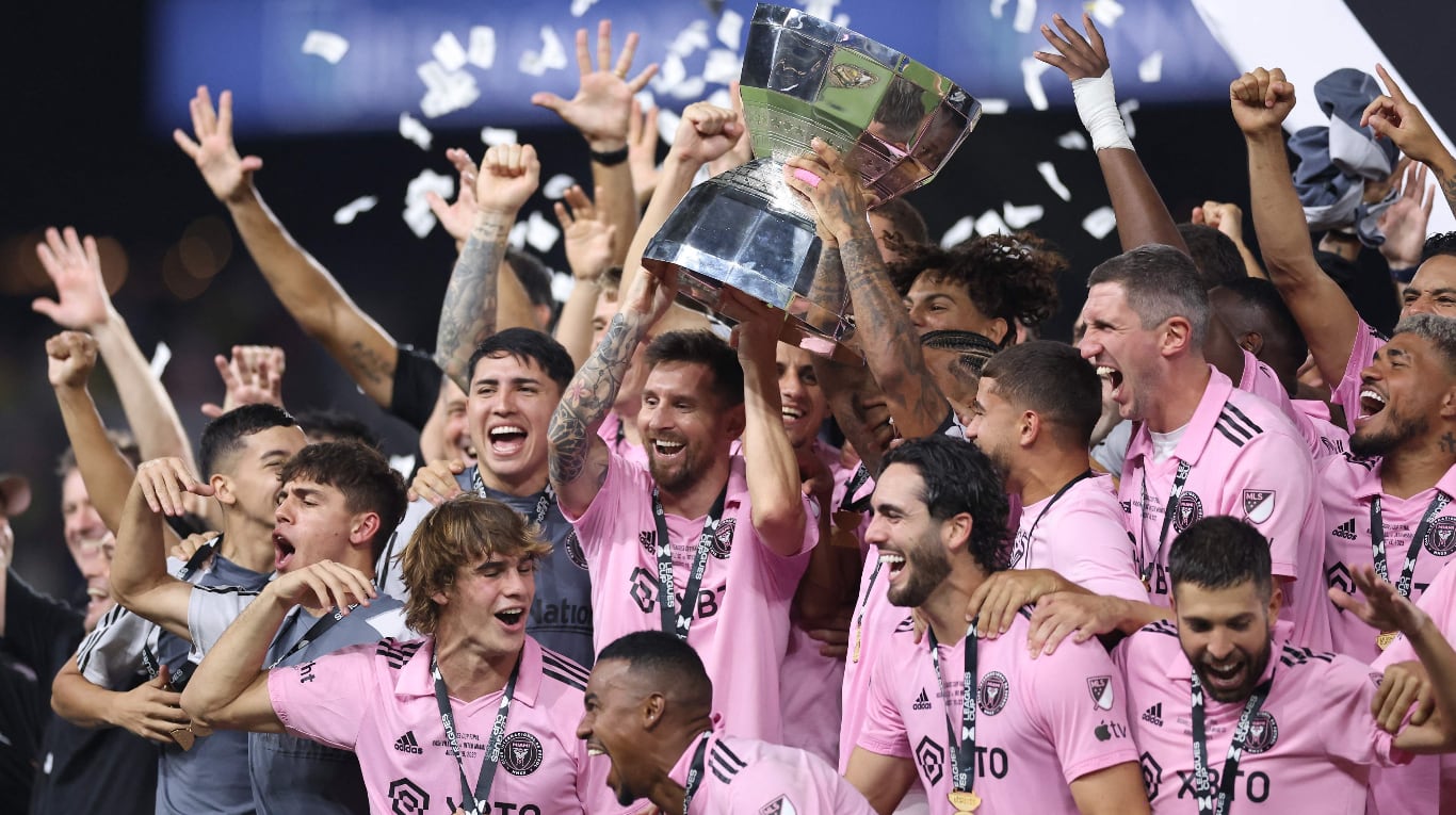 Lionel Messi se consagró campeón con el Inter Miami. (Foto: AFP)