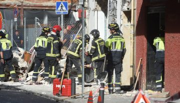 Al menos un muerto y 25 heridos por una explosión de gas en un local de Madrid