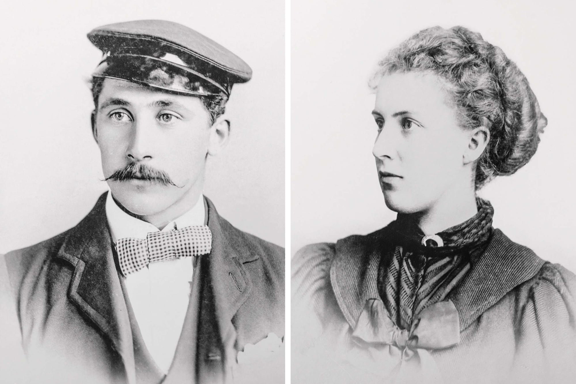 Percival y Jessie Masters, pobladores del Lago Argentino