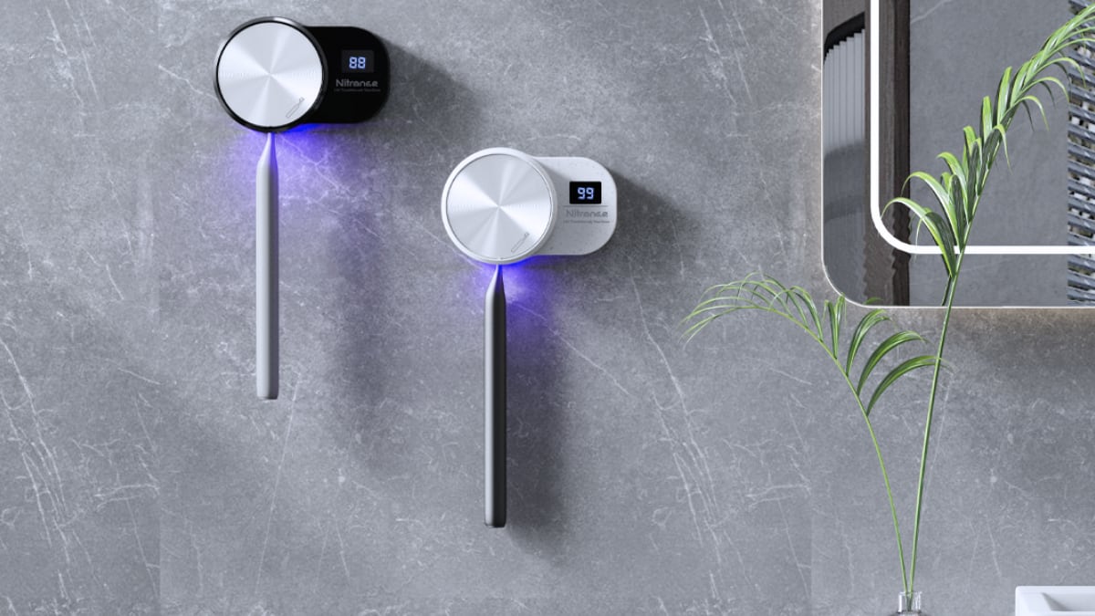 Así es el esterilizador de cepillos de dientes para colocar en la pared top ventas en Amazon.