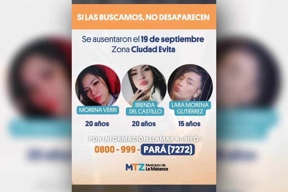 El crimen de las tres jóvenes oriundas de La Matanza que conmovió al país